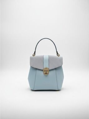 Viola Castellani Italian Leather Convertible Backpack / Handbag